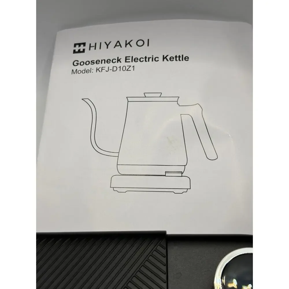 Electric Kettle, HIYAKOI Gooseneck Electric Kettle with Temperature Control, ...
